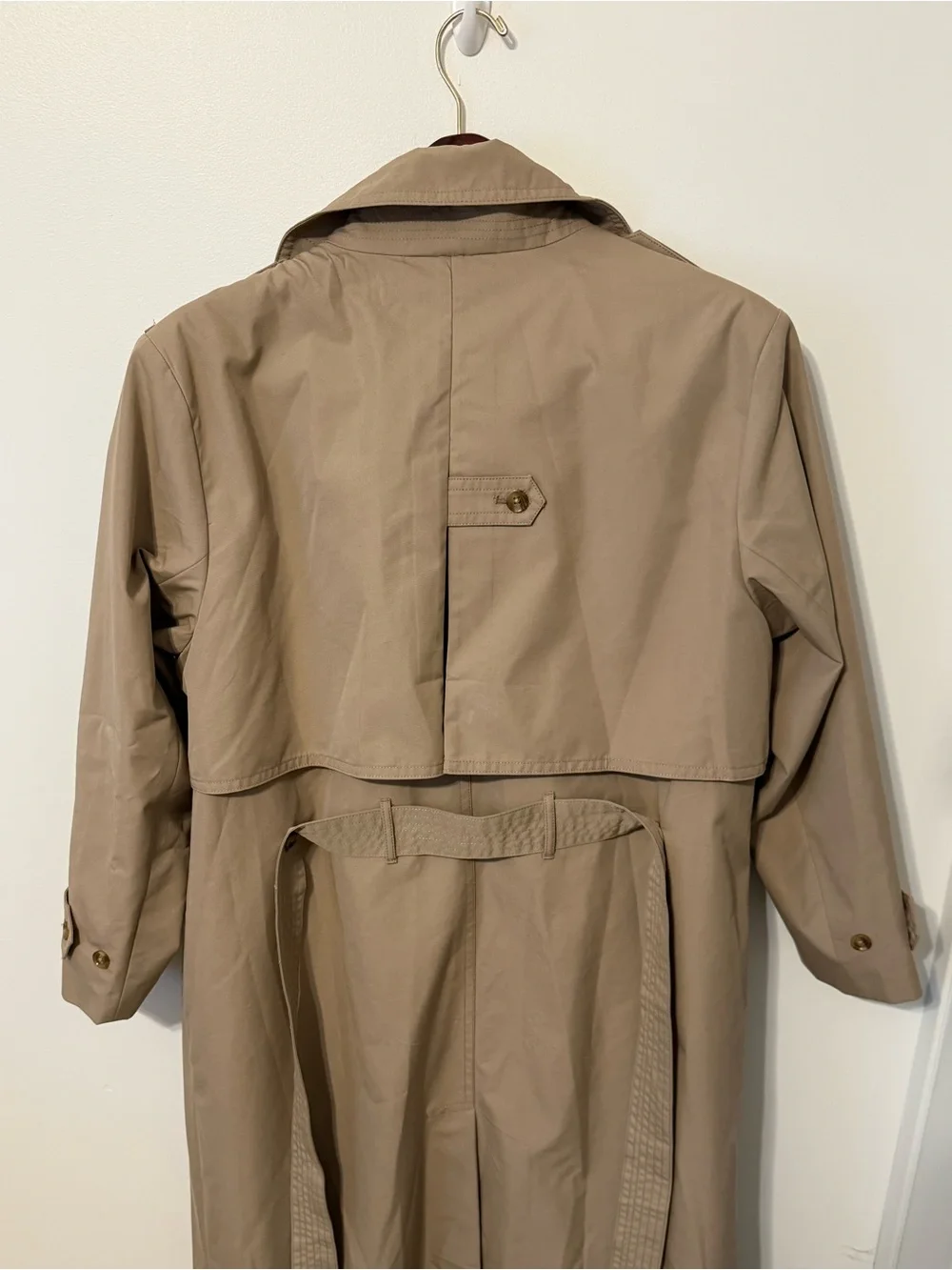 Banana Republic Tan Double-Breasted Trench Coat